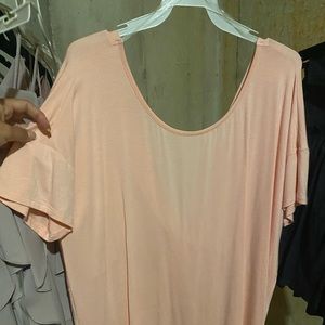 Pink light weight top